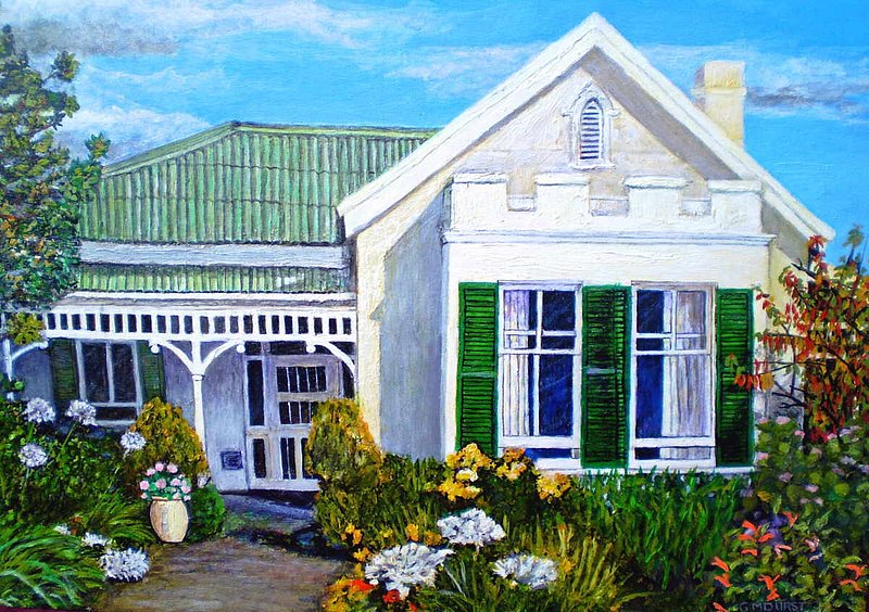 THE RECTORY IN SEA POINT.jpg :: To purchase a fine art limited edition of this piece, contact DurstArt@aol.com or press Contact above.