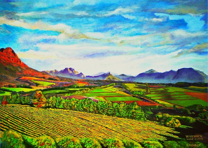 THE VIEW FROM WARWICK-.jpg :: To purchase a fine art limited edition of this piece, contact DurstArt@aol.com or press Contact above.