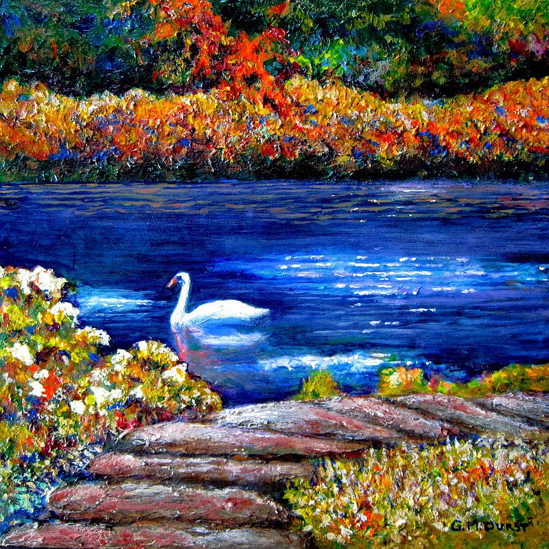 TRANQUIL MOMENT.jpg :: The original painting has been sold.  To order a print on canvas starting at $47.00 contact DurstArt@aol.com