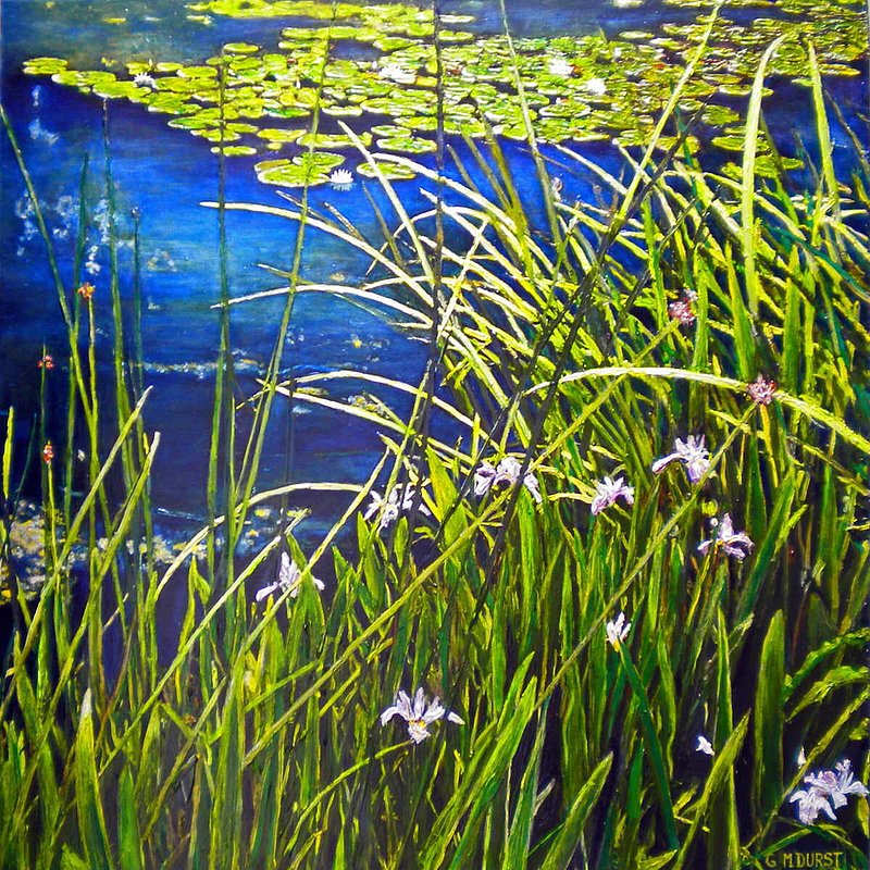 TRANQUILITY.jpg :: The original painting has been sold.  To order a print on canvas starting at $47.00 contact DurstArt@aol.com