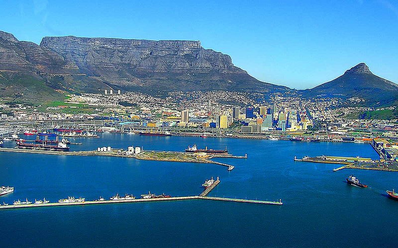 Table Mountain by Air.jpg :: To purchase a fine art print of this photograph go to michael-durst.artistwebsites.com  To view comments, click on \