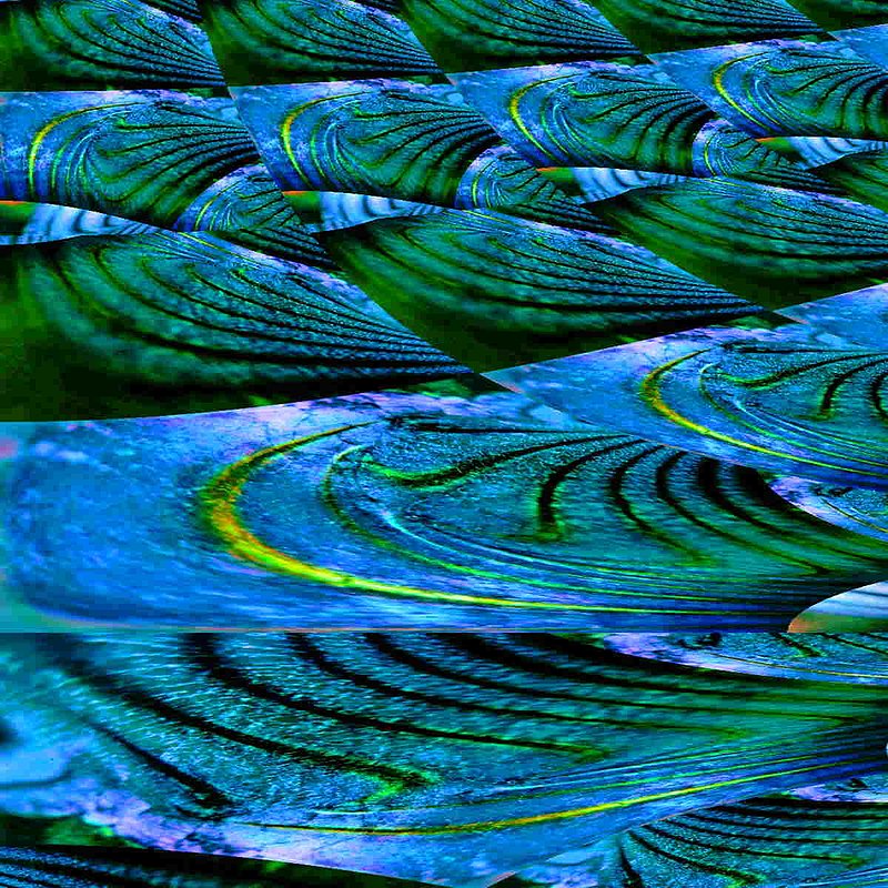 Teal Waves.jpg :: To acquire a fine art print of this piece, press Contact above. 