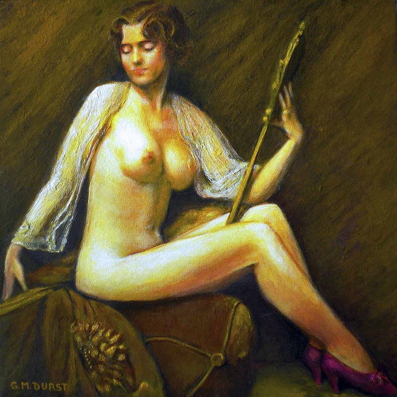 VENETIAN GODDESS.jpg :: To purchase the original painting or a fine art limited edition of this piece, contact DurstArt@aol.com or press Contact above.