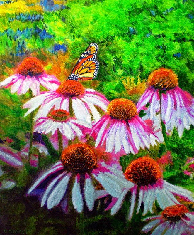 WELCOMED VISITOR.jpg :: The original painting has been sold.  To order a print on canvas starting at $47.00 contact DurstArt@aol.com