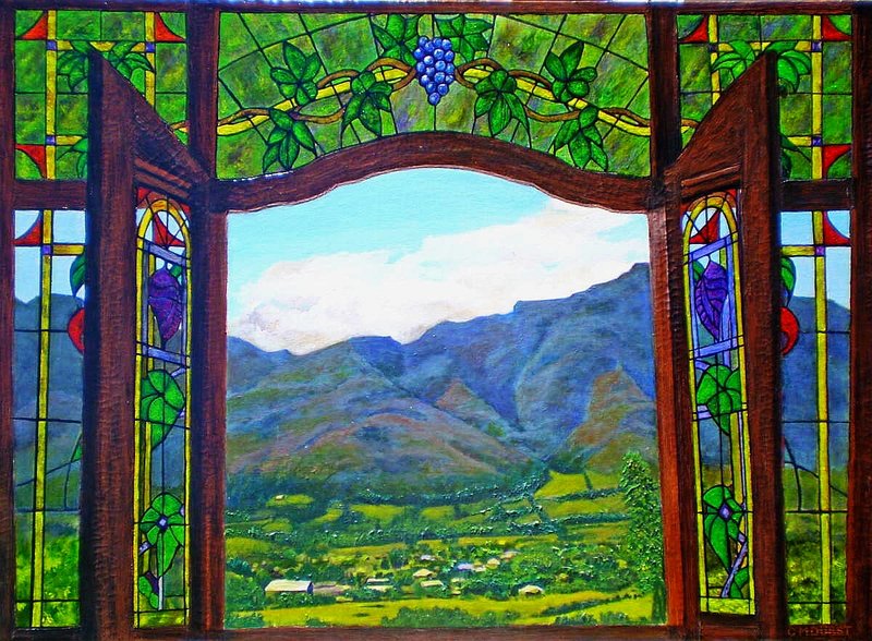 WINDOW TO HEAVEN.jpg :: To acquire this original painting or a fine art print, press Contact above. 