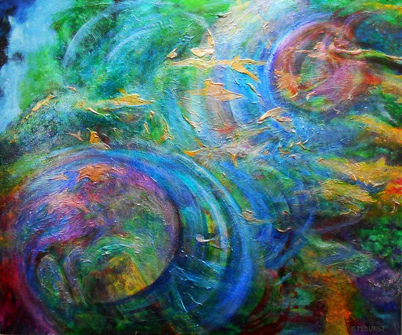 Convergence.jpg :: To purchase this painting, contact DurstArt@aol.com