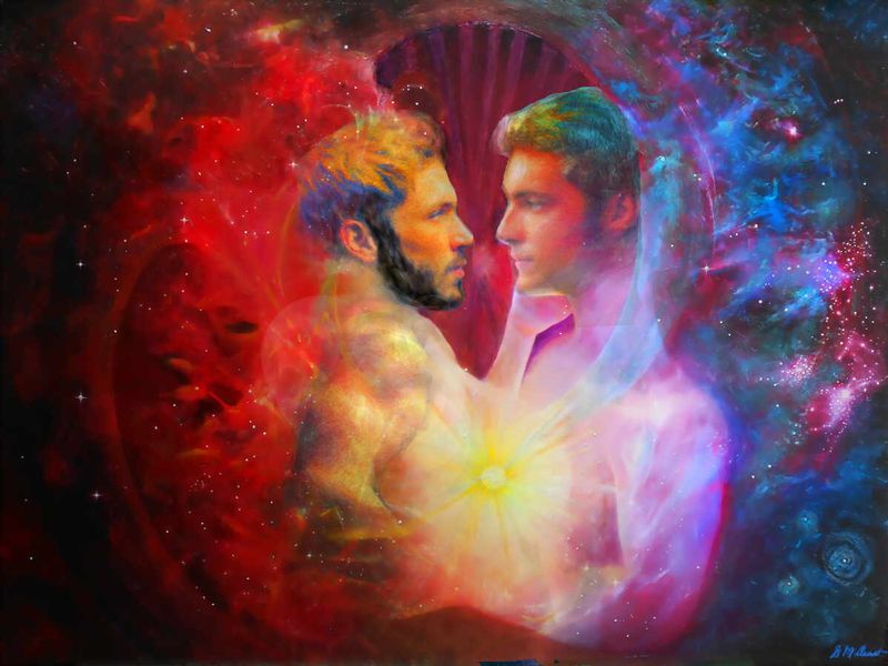 Our Love Was Meant To Be.jpg :: Acrylic on Canvas A1 size: 33\