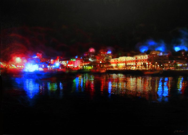 Waterfront Aura.jpg :: To order a Limited Edition of this art, contact DurstArt@aol.com