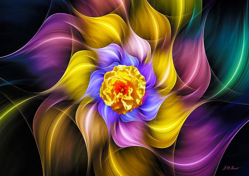 A Mystical Rose.jpg :: Acrylic on Canvas A1 size: 33\