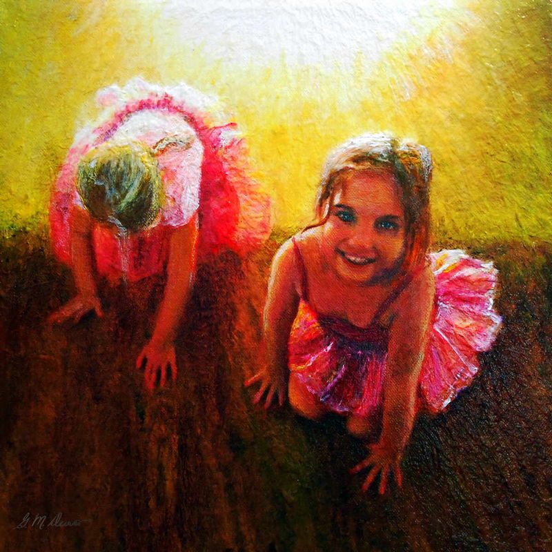 Budding Balerinas.jpg :: To order Limited Editions, please contact DurstArt@aol.com