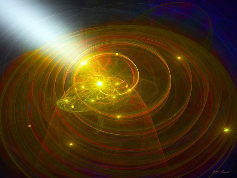 Christophers Vision of Golden Light.jpg :: To order a Limited Edition, contact DurstArt@aol.com