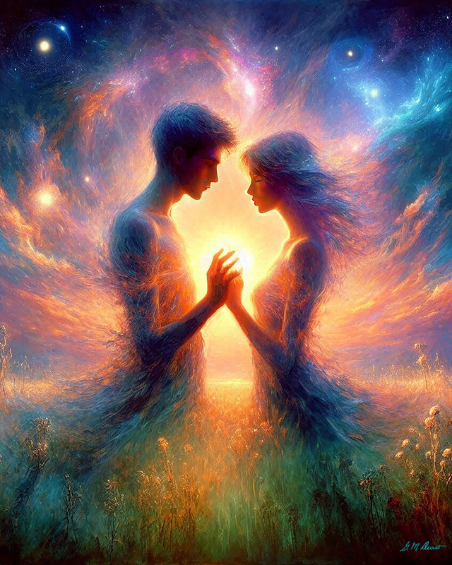 Convergence of Souls.jpg :: To acquire original art or prints, contact DurstArt@aol.com