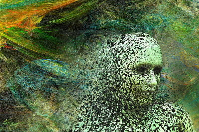 Entering a New Dimension Op 2.jpg :: Acrylic on Canvas A1 size: 33\
