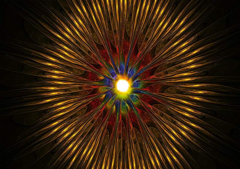Golden Radiance.jpg :: Acrylic on Canvas A1 size: 33\