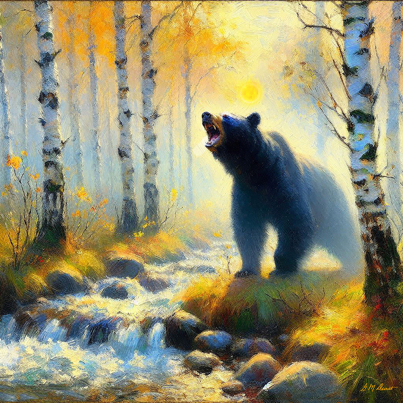 Greeting the Dawn.jpg :: To order prints of this image, go to MichaelDurstFineArt.com