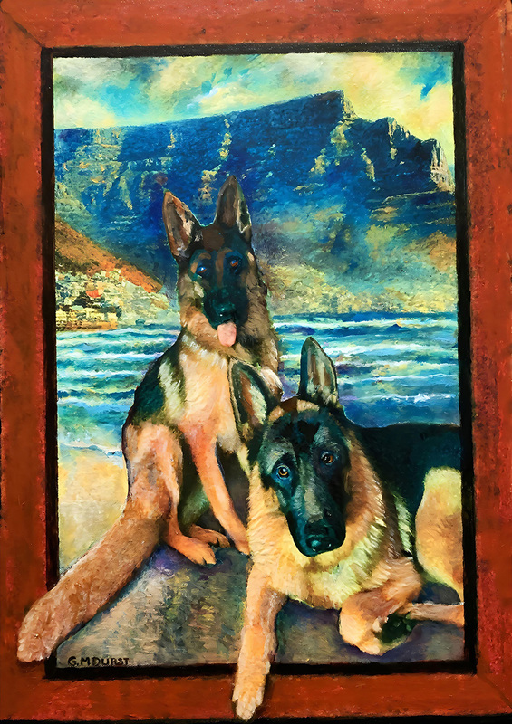 Guardians of Table Mountain.jpg :: To order prints and art objects, go to www.MichaelDurstFineArt.com