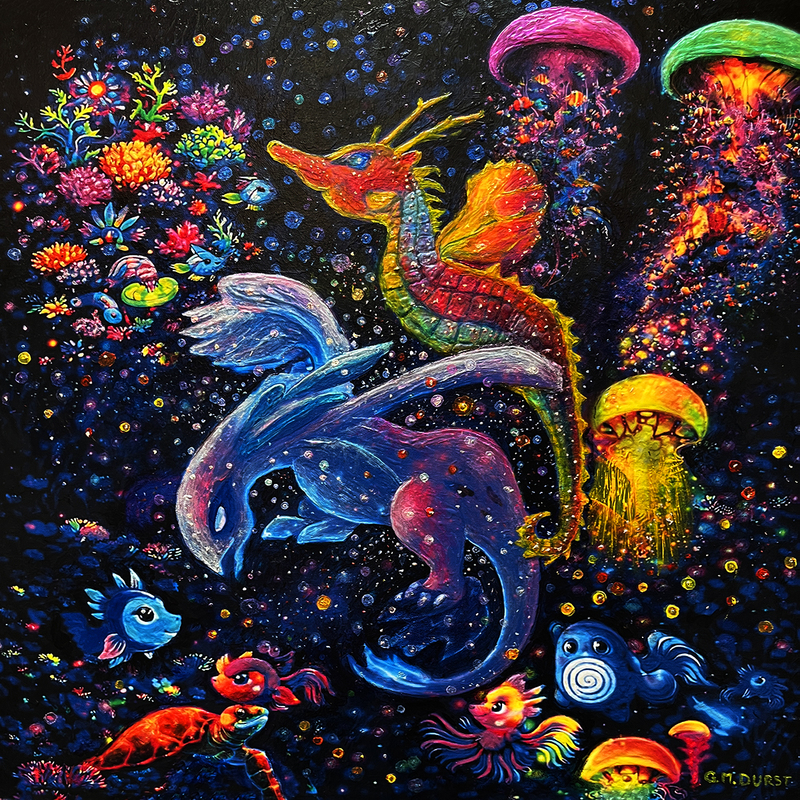 Guardians of the Infinite Ocean.jpg :: To acquire a print of this artwork, contact DurstArt@aol.com