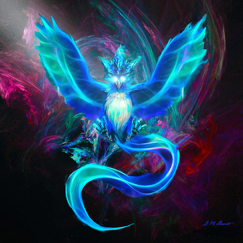 Ice Cold Articuno.jpg :: To order a Masterpiece Edition on canvas or a print on archival paper, contact DurstArt@aol.com