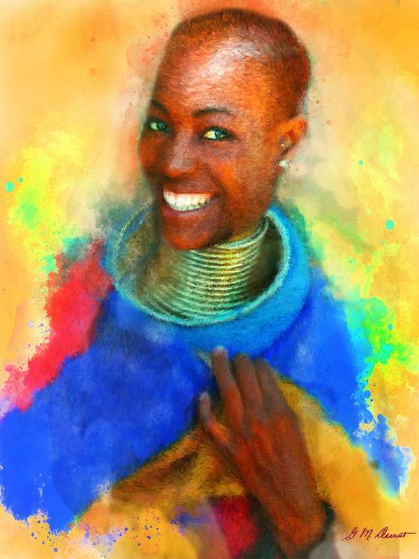 Joyously Enraptured.jpg :: Acrylic on Canvas A1 size: 33\