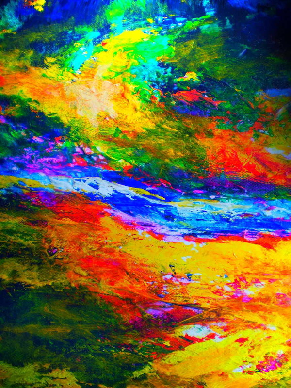 Lifes Flow Abstract.jpg :: To acquire the original or a print, please contact DurstArt@aol.com