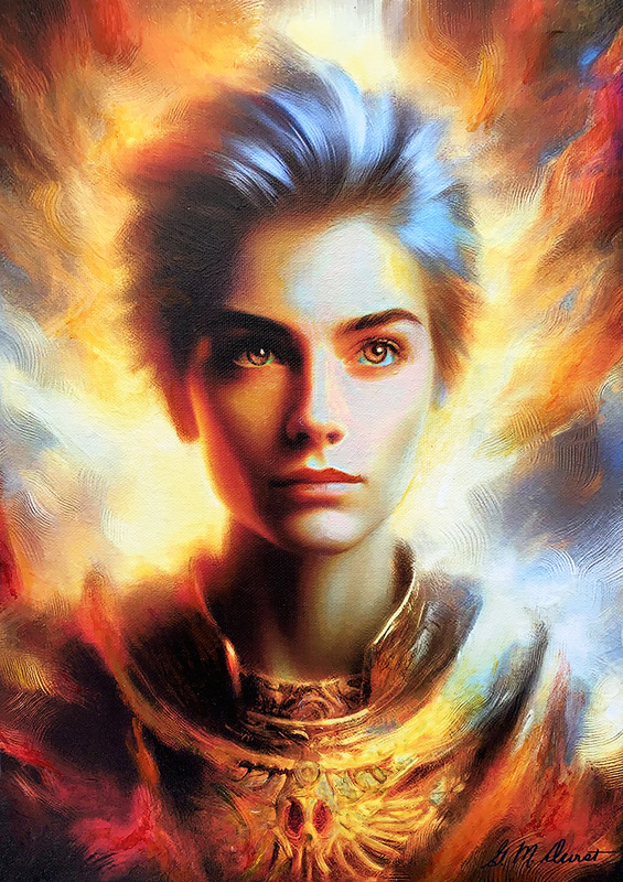 Light Warrior.jpg :: Tor acquire a print or objects d'art go to www.MichaelDurstFineArt.com 