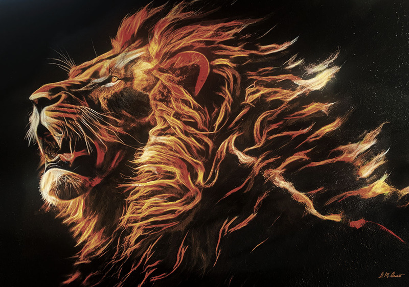 Lion Of Judah.jpg :: To acquire the original or a print, contact DurstArt@aol.com