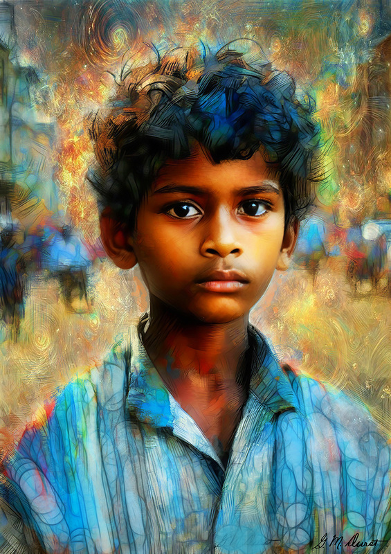 Lost in the Chaos.jpg :: To acquire the original work, contact DurstArt@aol.com  Prints are available at www.MichaelDurstFineArt.com 
