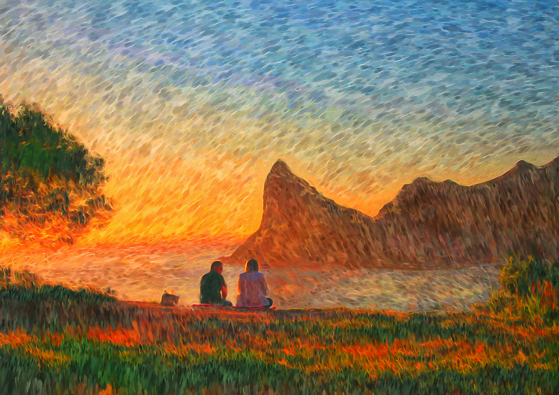 Love in Hout Bay.jpg :: To order a Masterpiece Edition or print, please contact DurstArt@aol.com