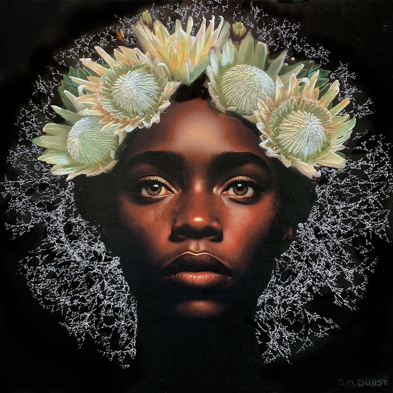 Protea Princes.jpg :: To acquire the original work or a print, contact DurstArt@aol.com