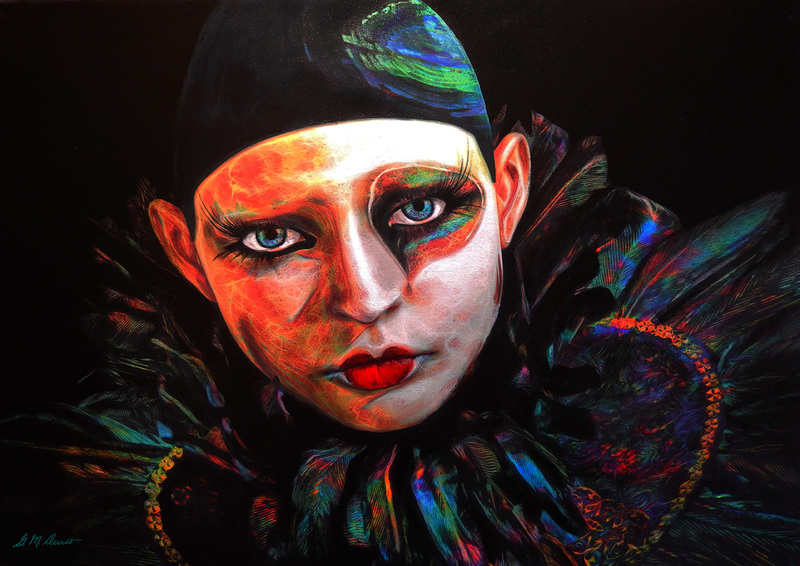 Send in the Clown.jpg :: To acquire a Masterpiece Edition or print of this artwork, contact DurstArt@aol.com