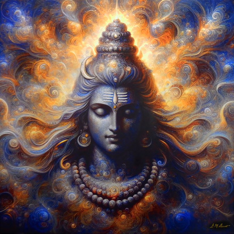 Shivas Eternal Flow.jpg :: To order prints of this work, please contact DurstArt@aol.com