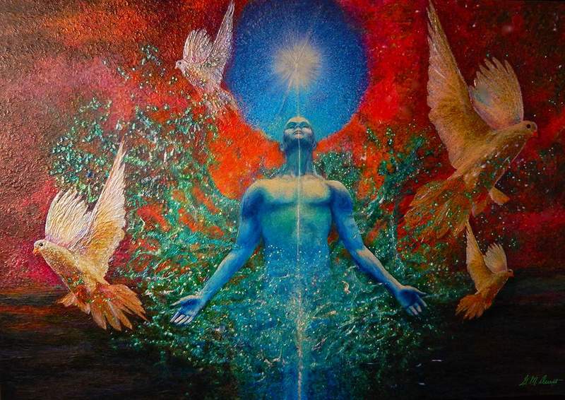 Spiritual Awakening.jpg :: To order the original work or a masterpiece edition, contact DurstArt@aol.com