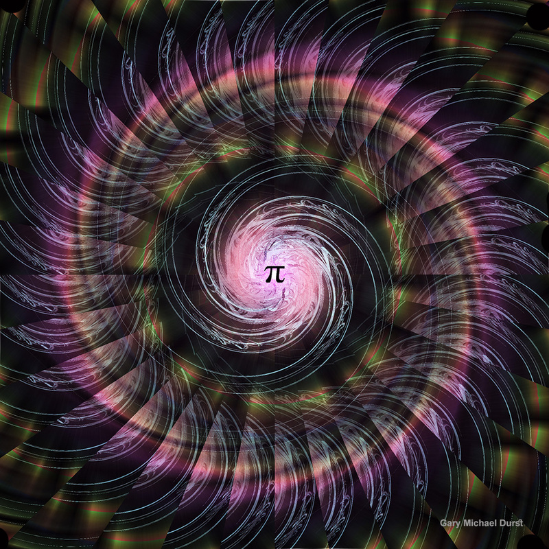 Swirling Pi.jpg :: To order a print or a Masterpiece Edition, contact DurstArt@aol.com