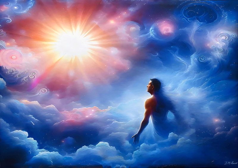 The Awakening to Enlightenment.jpg :: To order a print of this work, go to MichaelDurstFineArt.com