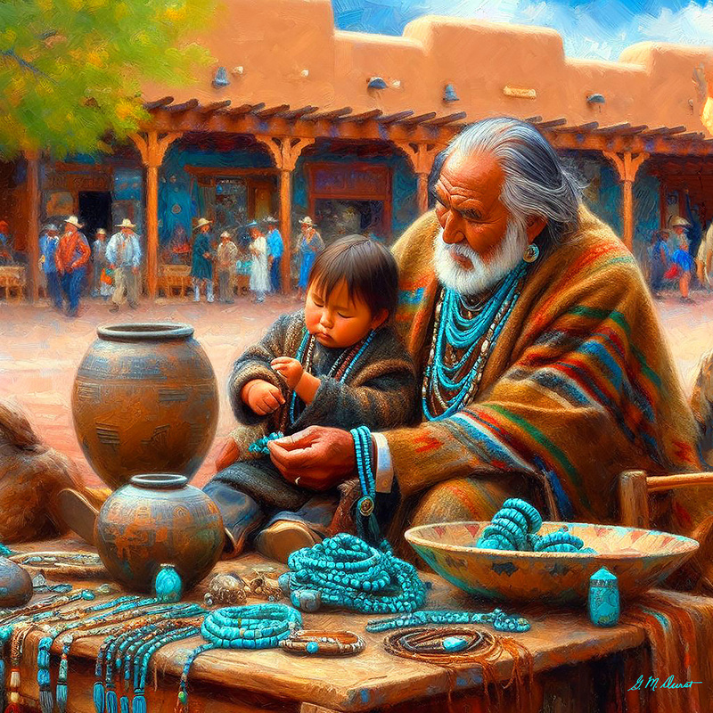 The Lesson.jpg :: To acquire the original work of art, contact DurstArt@aol.com.  To order a print or gift items, go to https://fineartamerica.com/featured/the-lesson-michael-durst.html 