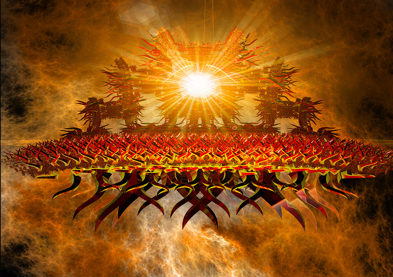 The Mother Ship.jpg :: To acquire the original work or a print, contact DurstArt@aol.com