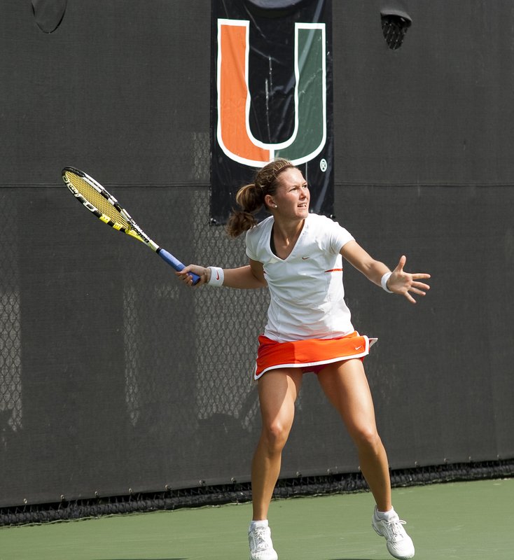 -136.jpg :: UM Women's Tennis Vs FAU 1-23-2010