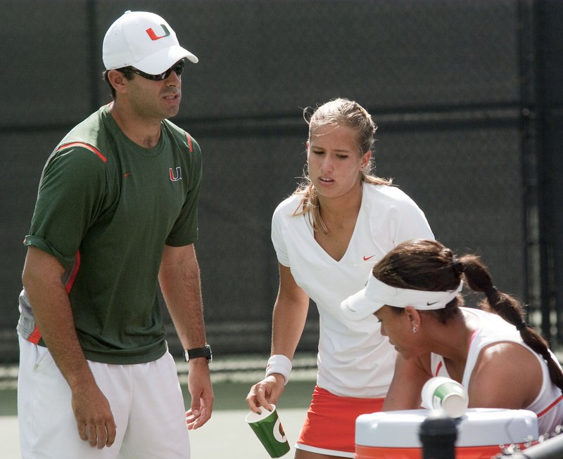 -2161.jpg :: UM Women's Tennis Vs Baylor 2-6-10