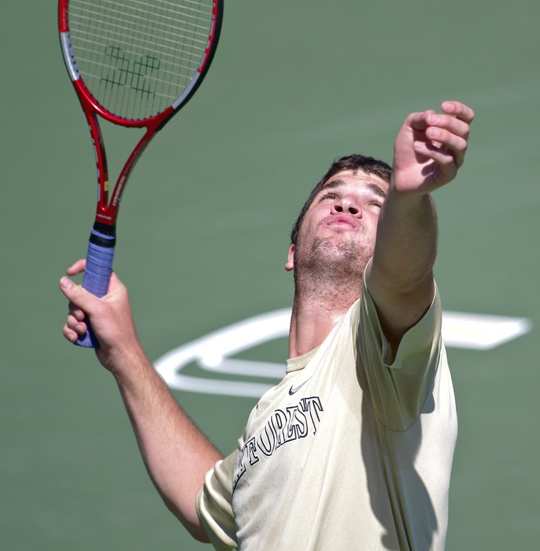 _IGP2437-40.jpg :: UM Men's Tennis Vs Wake Forest 4-2010