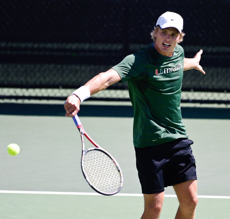 _IGP2493-96.jpg :: UM Men's Tennis Vs Wake Forest 4-2010