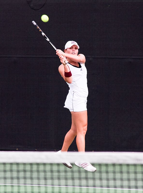 _IGP6949.jpg :: UM Women's Tennis Texas A & M Vs Univ of South Florida 5-14-2010