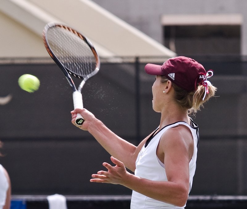 _IGP7076.jpg :: UM Women's Tennis Texas A & M Vs Univ of South Florida 5-14-2010