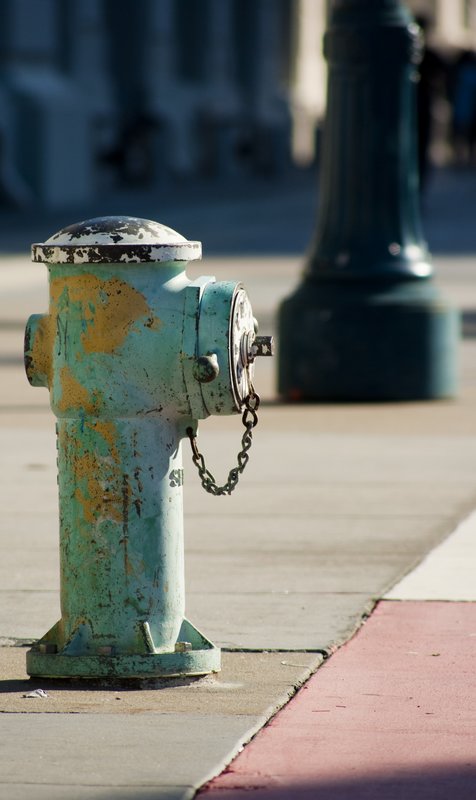 123rf Fire hydrant San Fran 2-8-09-112.jpg :: Green Fire Hydrant