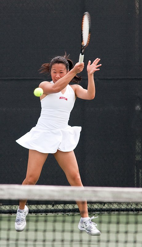 20100514-_IGP7205.jpg :: UM Women's Tennis Vs Boston University NCAA Tournament 5-14-2010