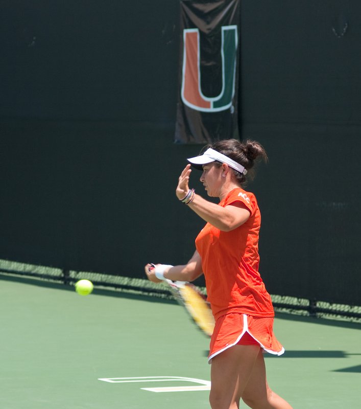 20100515-_IGP7335.jpg :: UM Women's Tennis Vs South Florida NCAA Regional 5-15-2010