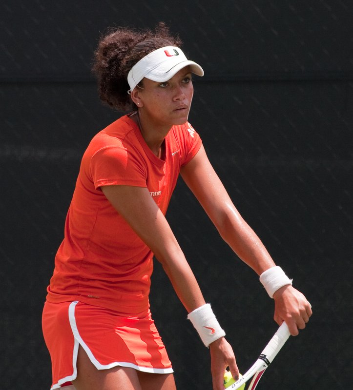 20100515-_IGP7438.jpg :: UM Women's Tennis Vs South Florida NCAA Regional 5-15-2010