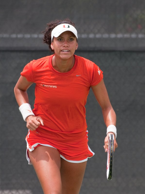 20100515-_IGP7457.jpg :: UM Women's Tennis Vs South Florida NCAA Regional 5-15-2010