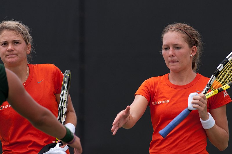 20100515-_IGP7478.jpg :: UM Women's Tennis Vs South Florida NCAA Regional 5-15-2010