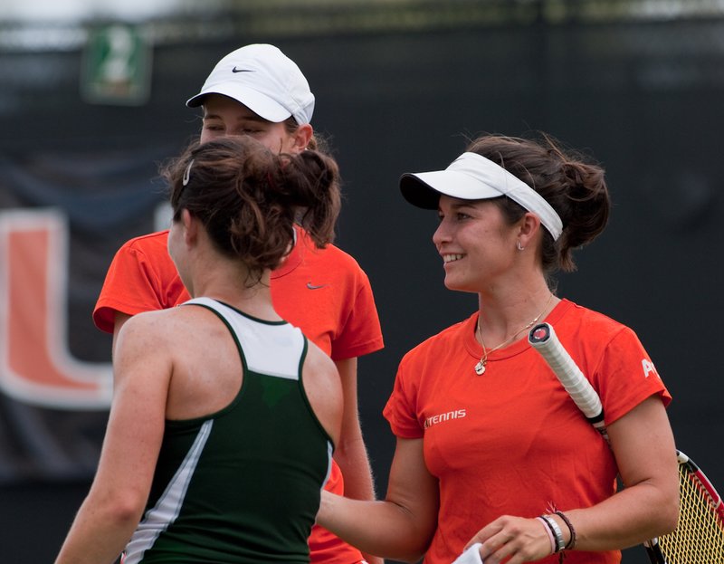 20100515-_IGP7494.jpg :: UM Women's Tennis Vs South Florida NCAA Regional 5-15-2010