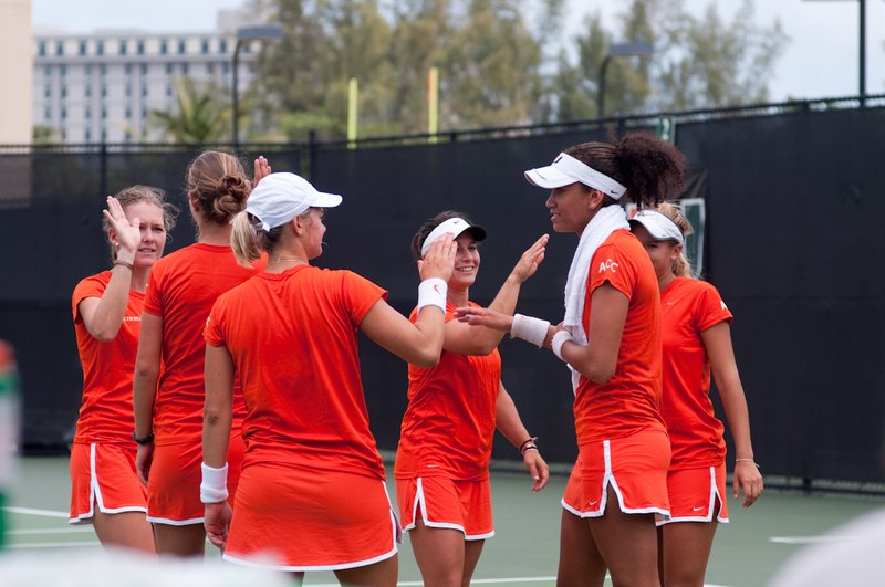 20100515-_IGP7510.jpg :: UM Women's Tennis Vs South Florida NCAA Regional 5-15-2010